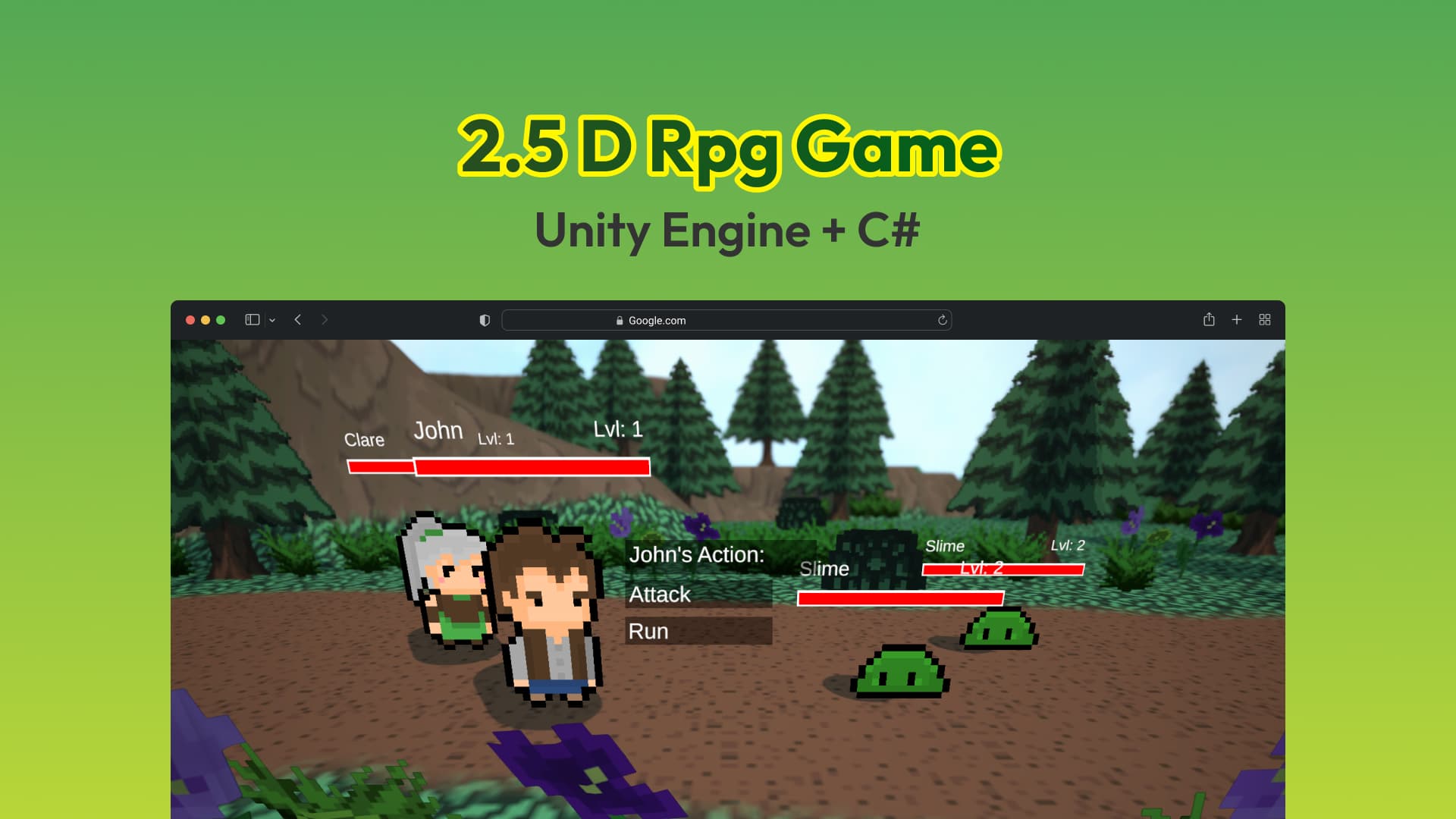 2.5 D RPG Game